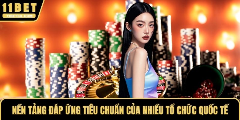 Nền tảng đáp ứng tiêu chuẩn của nhiều tổ chức quốc tế