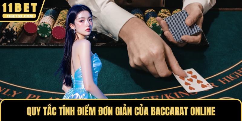 Quy tắc tính điểm đơn giản của baccarat online