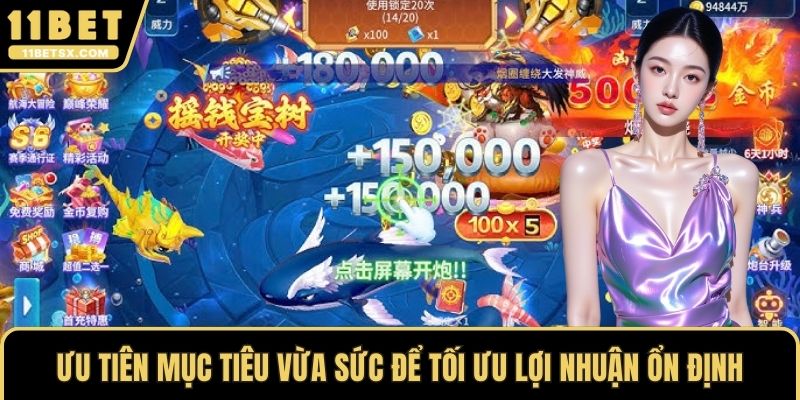 Ưu tiên mục tiêu vừa sức để tối ưu lợi nhuận ổn định